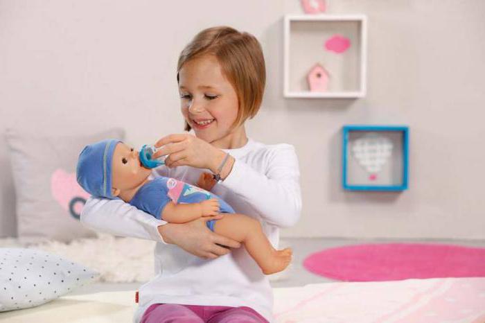 Poupées interactives Baby Born: description, avis. Jouets pour enfants